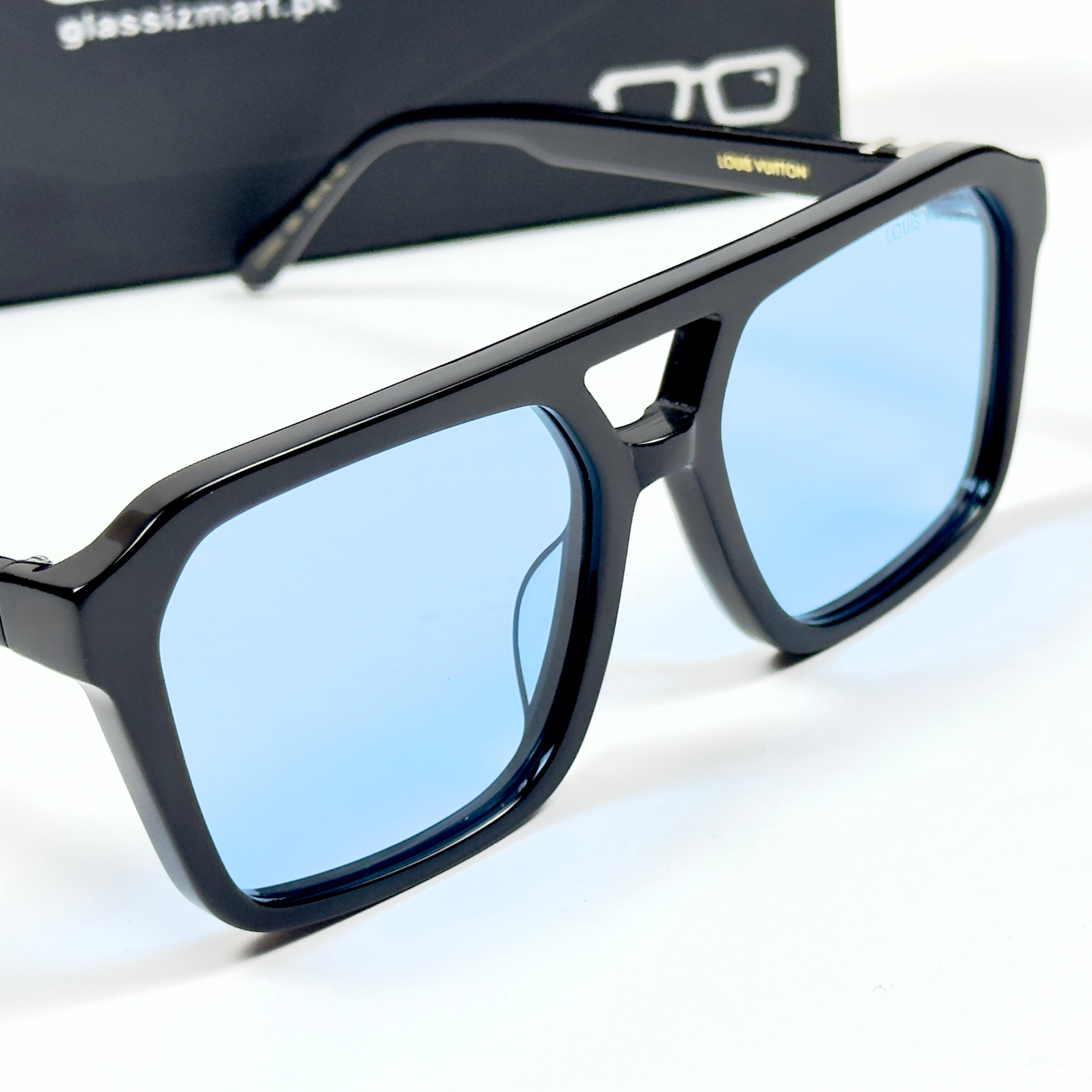 Louis Vuiton – 3095 – 58 – Black Blue –  Acetate - Sunglasses – Unisex - Premium