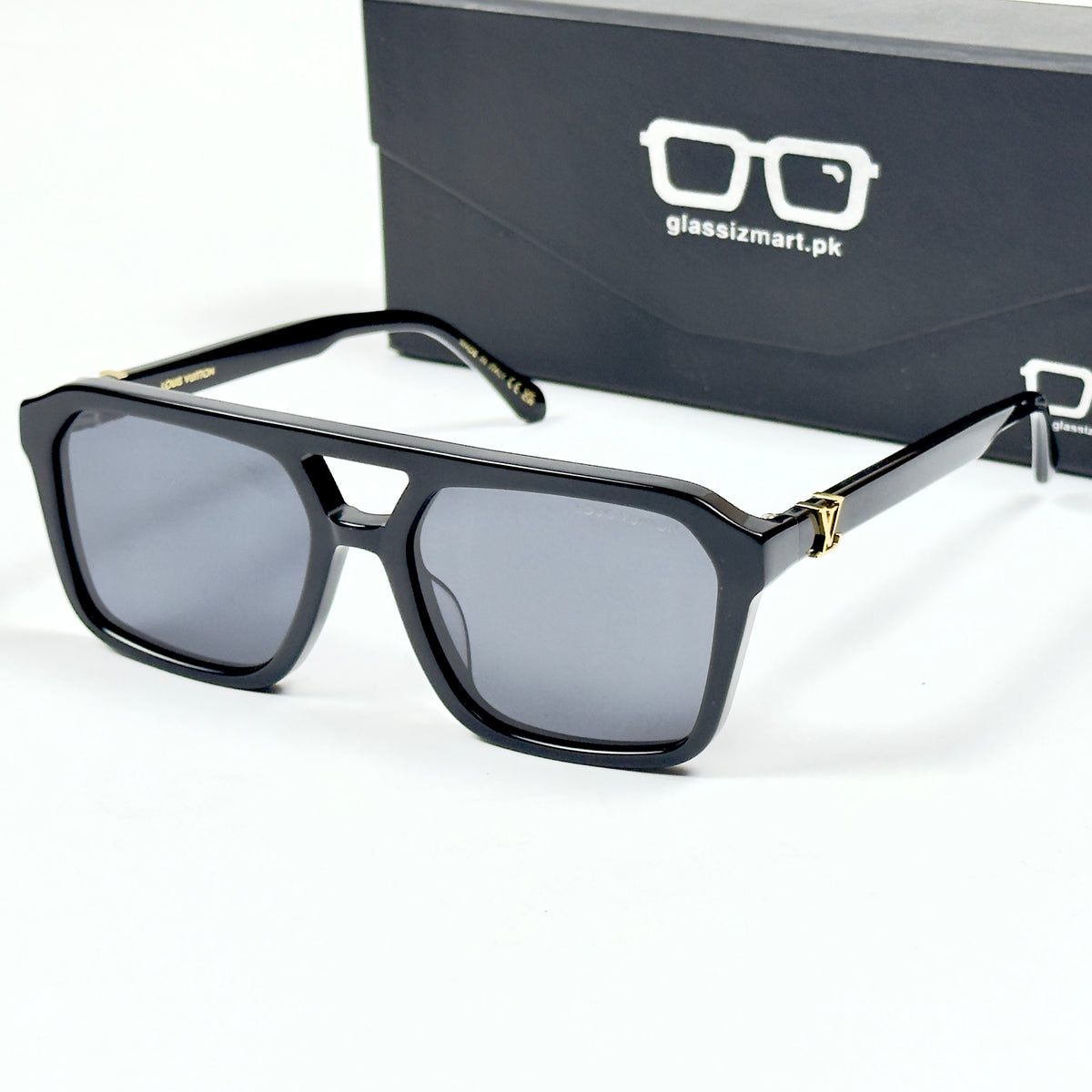 Louis Vuiton – 3095 – 58 – Black –  Acetate - Sunglasses – Unisex - Premium