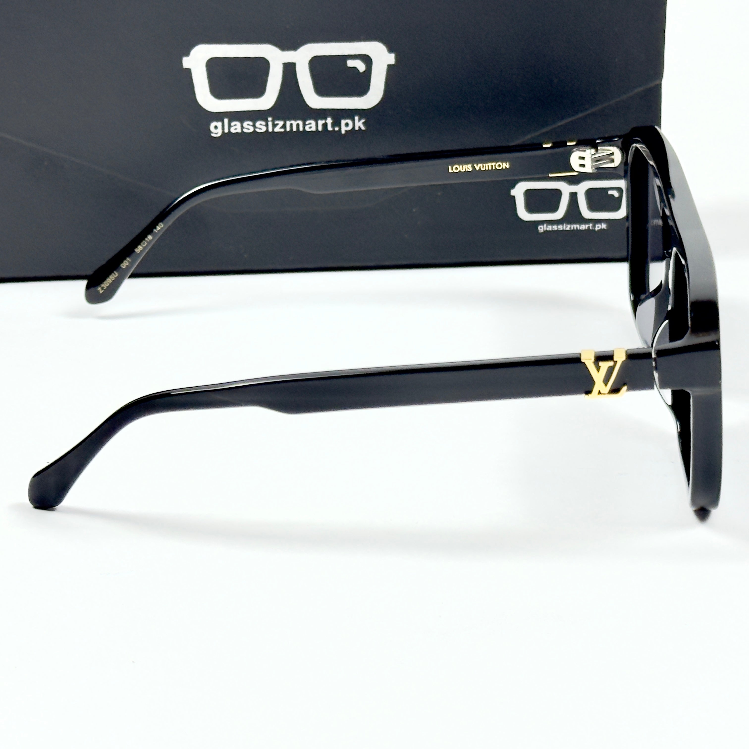 Louis Vuiton – 3095 – 58 – Black –  Acetate - Sunglasses – Unisex - Premium