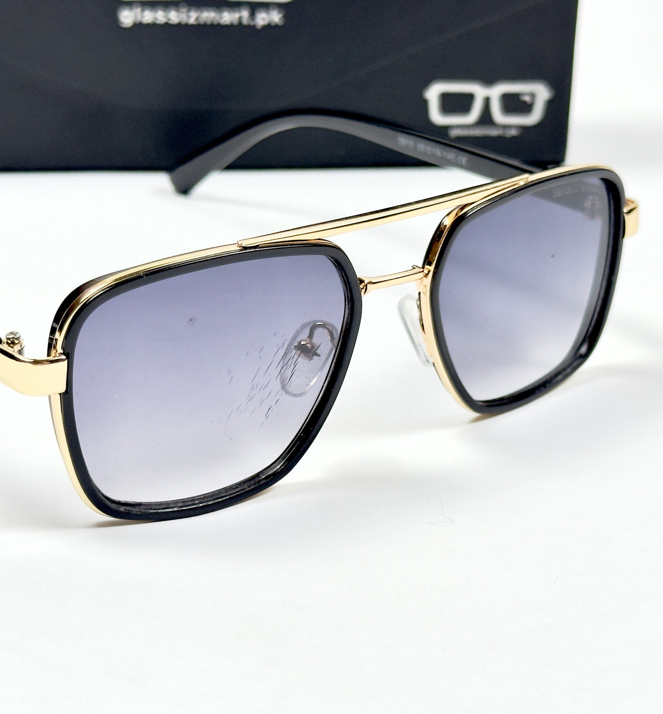Armani – 3910 – 55 – Black Gradient – Metal – Sunglasses – Unisex