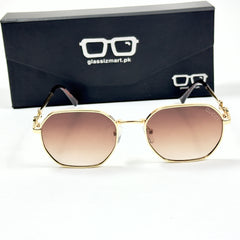 Gucci – 29806 – 57 – Brown Gradient – Metal – Sunglasses – Unisex