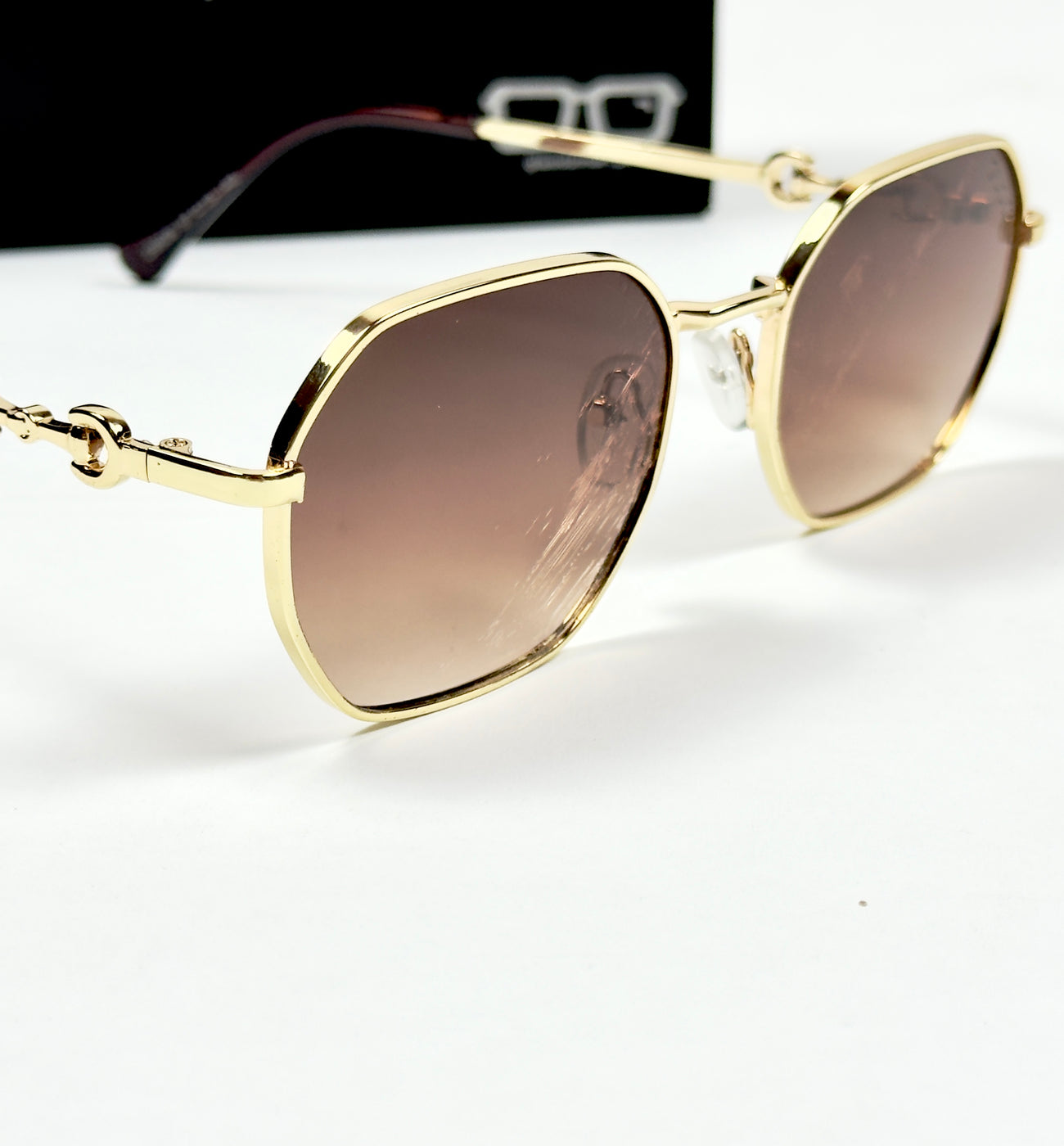 Gucci – 29806 – 57 – Brown Gradient – Metal – Sunglasses – Unisex