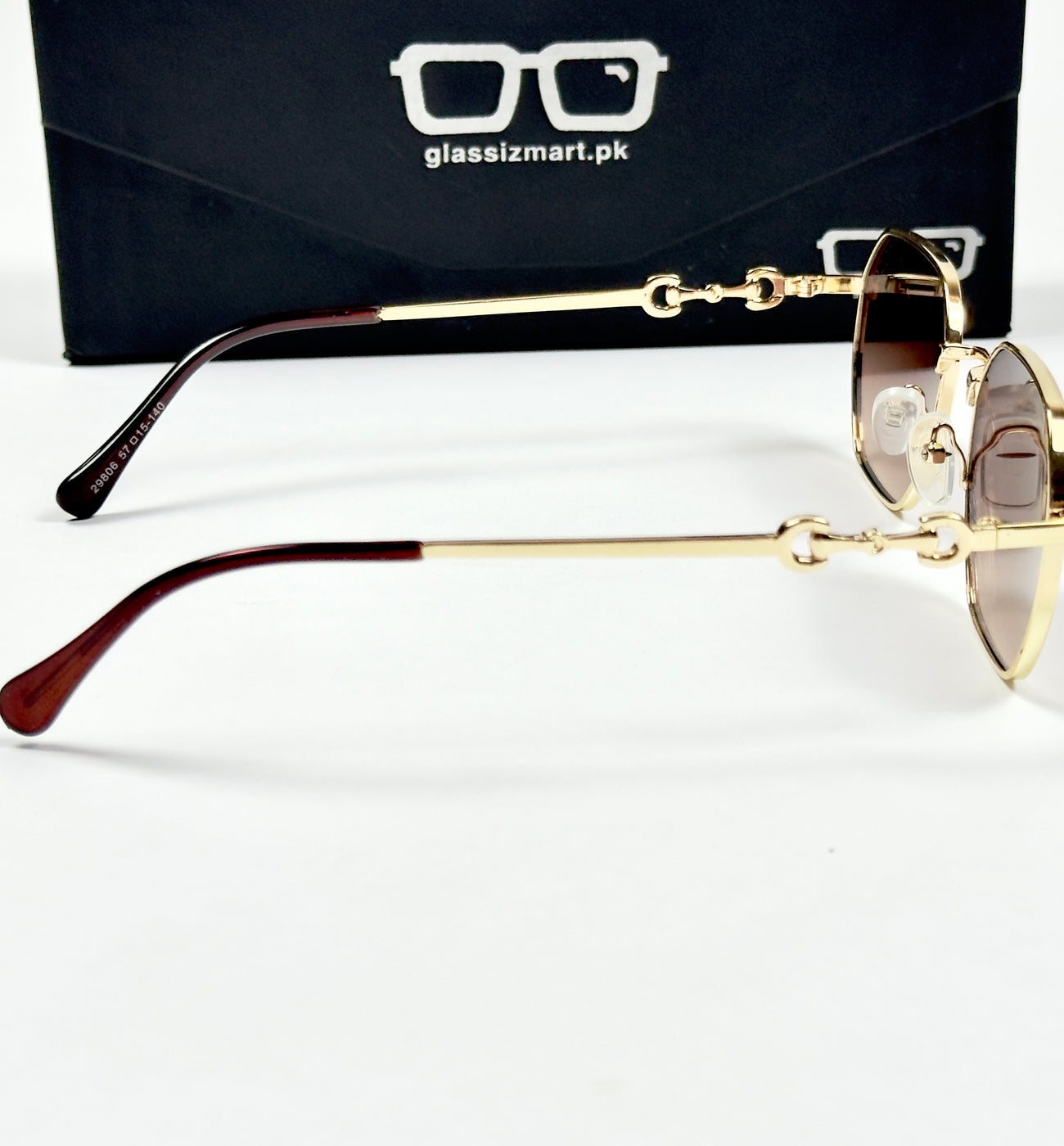 Gucci – 29806 – 57 – Brown Gradient – Metal – Sunglasses – Unisex