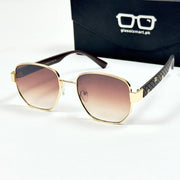 Chanel – 236 – 57 – Brown Gradient – Metal – Sunglasses – Unisex