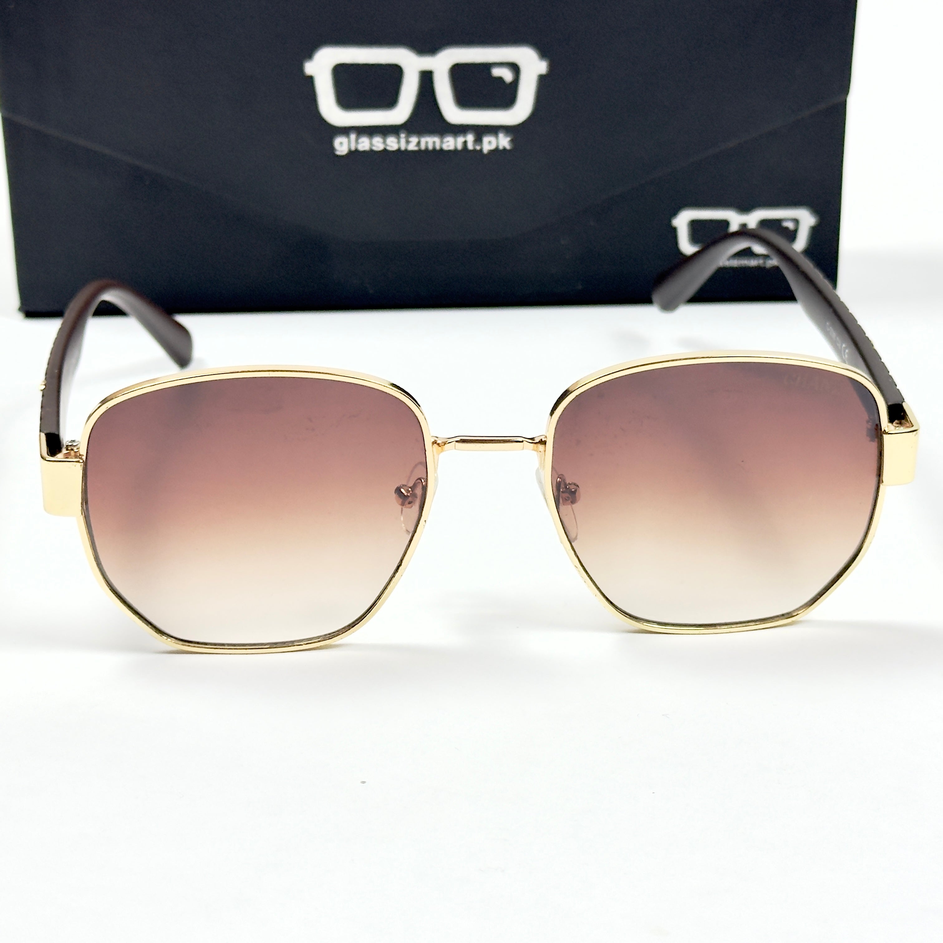 Chanel – 236 – 57 – Brown Gradient – Metal – Sunglasses – Unisex