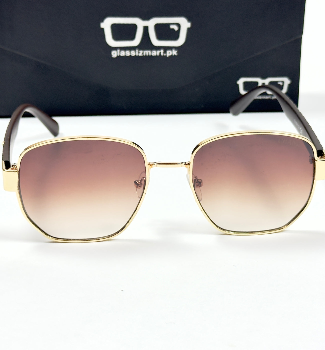 Chanel – 236 – 57 – Brown Gradient – Metal – Sunglasses – Unisex