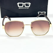 Chanel – 236 – 57 – Brown Gradient – Metal – Sunglasses – Unisex