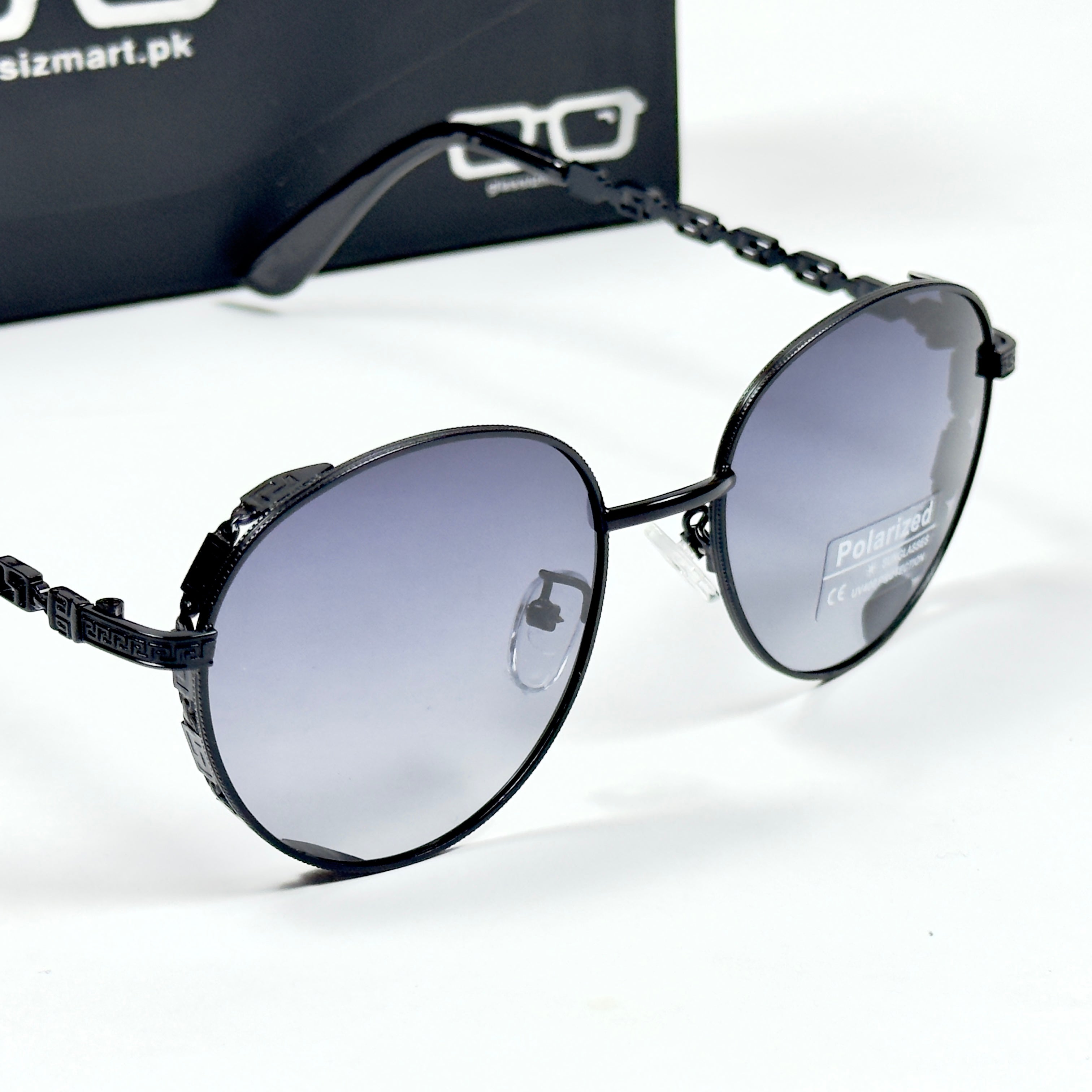 Versace – 2311 – 57 – Black Gradient – Metal – Sunglasses – Unisex