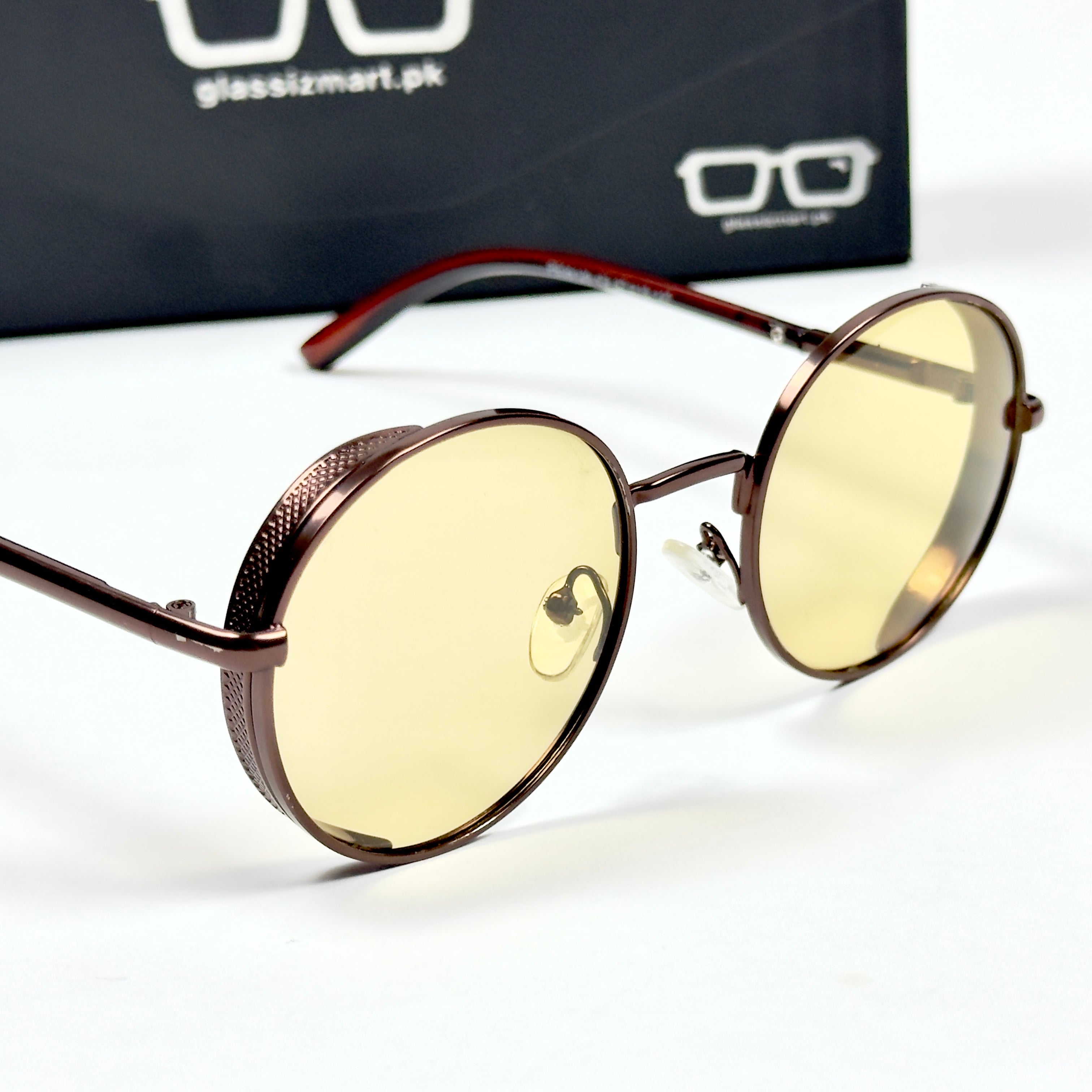 Cartier – 06017 – 56 – Brown Yellow – Metal – Sunglasses – Unisex