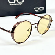 Cartier – 06017 – 56 – Brown Yellow – Metal – Sunglasses – Unisex