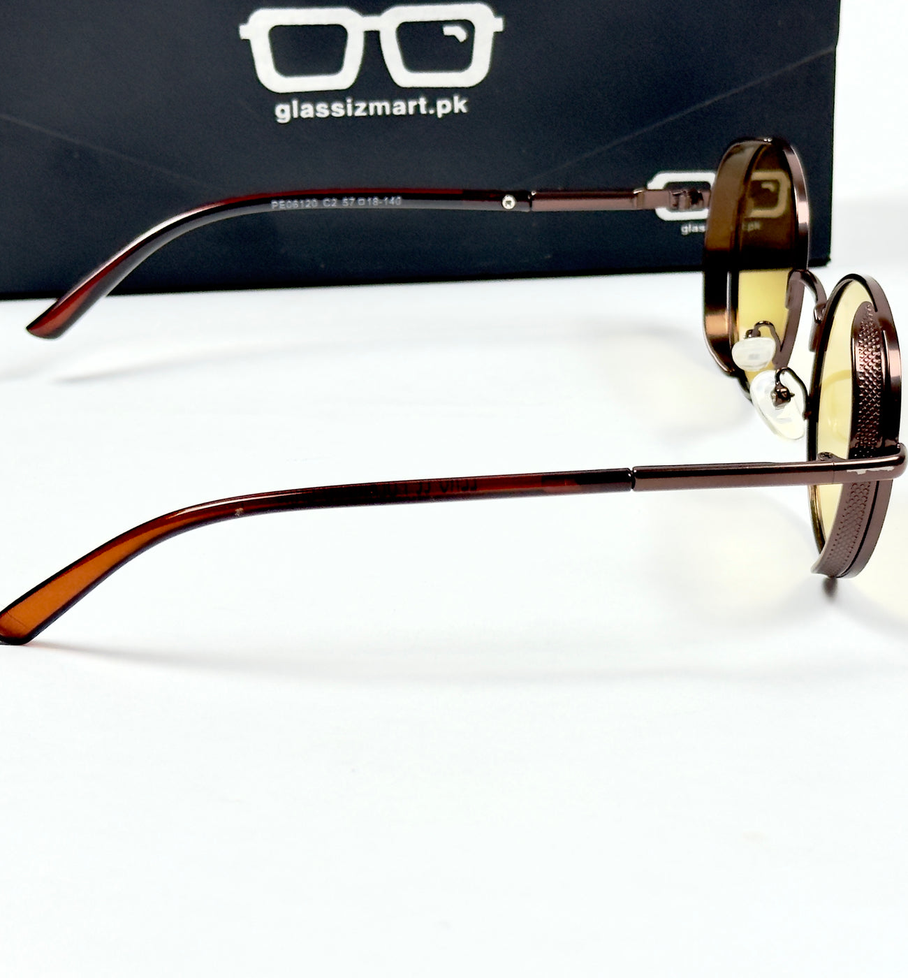 Cartier – 06017 – 56 – Brown Yellow – Metal – Sunglasses – Unisex