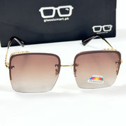 Gucci – 905 – 54 – Golden Brown – Metal – Sunglasses – Ladies