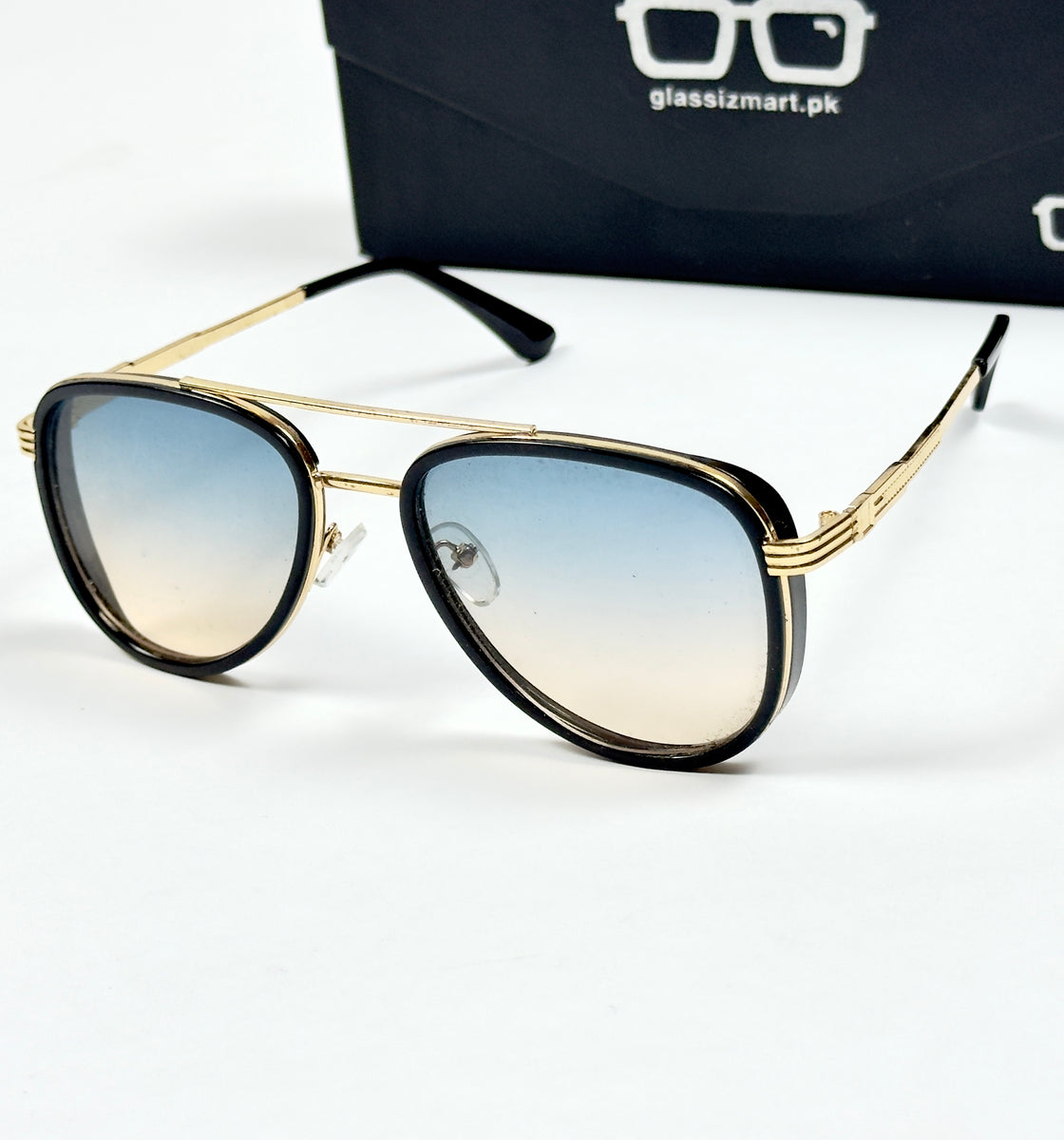 Gucci – 5830 – 56 – Golden Multi – Metal – Sunglasses – Unisex