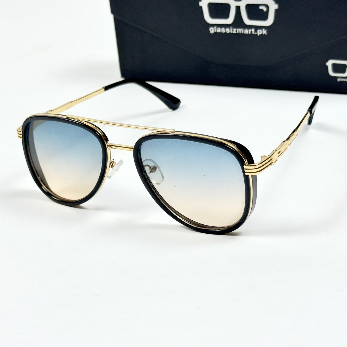 Gucci – 5830 – 56 – Golden Multi – Metal – Sunglasses – Unisex