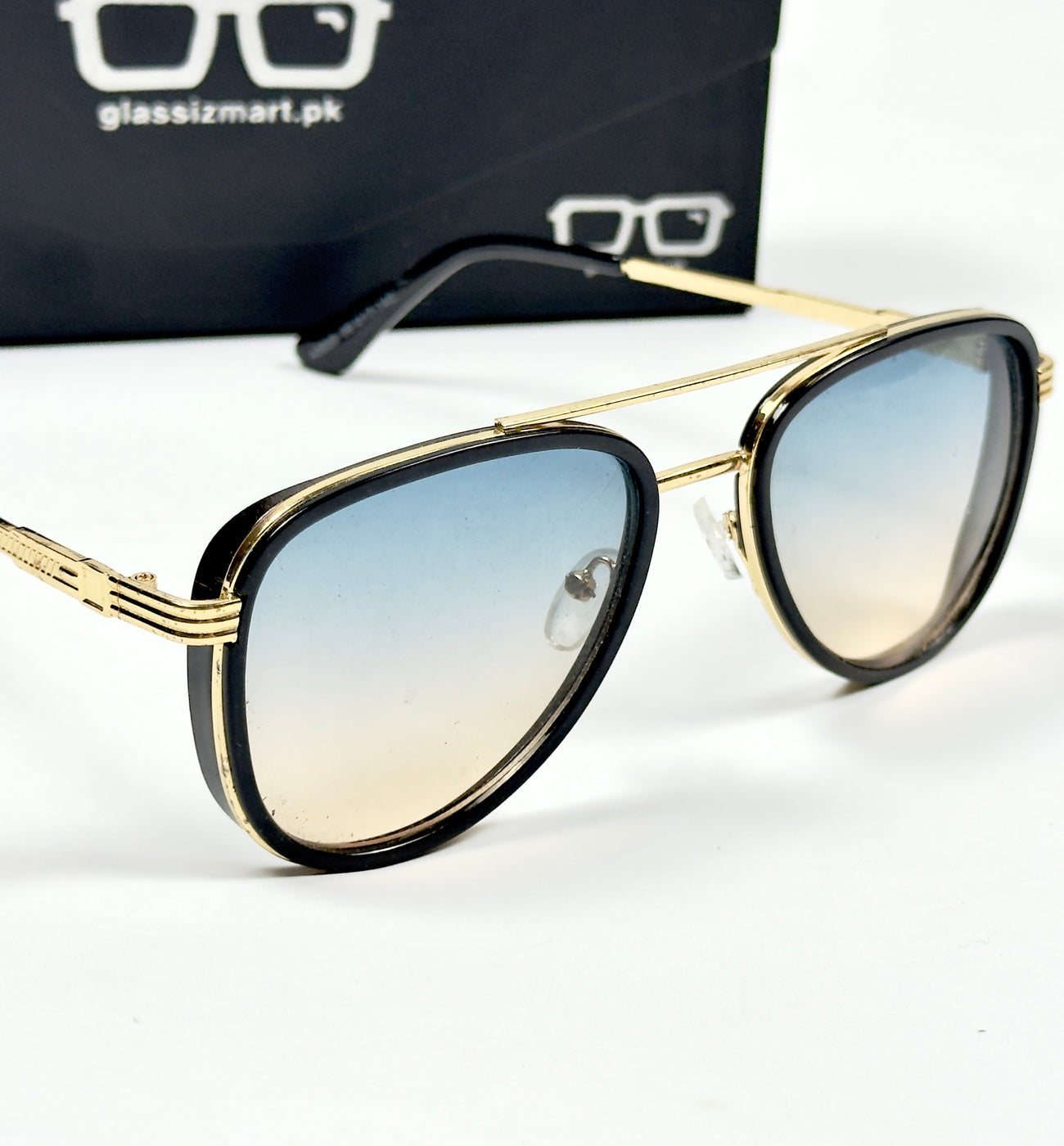 Gucci – 5830 – 56 – Golden Multi – Metal – Sunglasses – Unisex