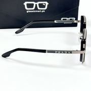 Prada – 259 – 56 – Black Gradient – Metal – Sunglasses – Unisex