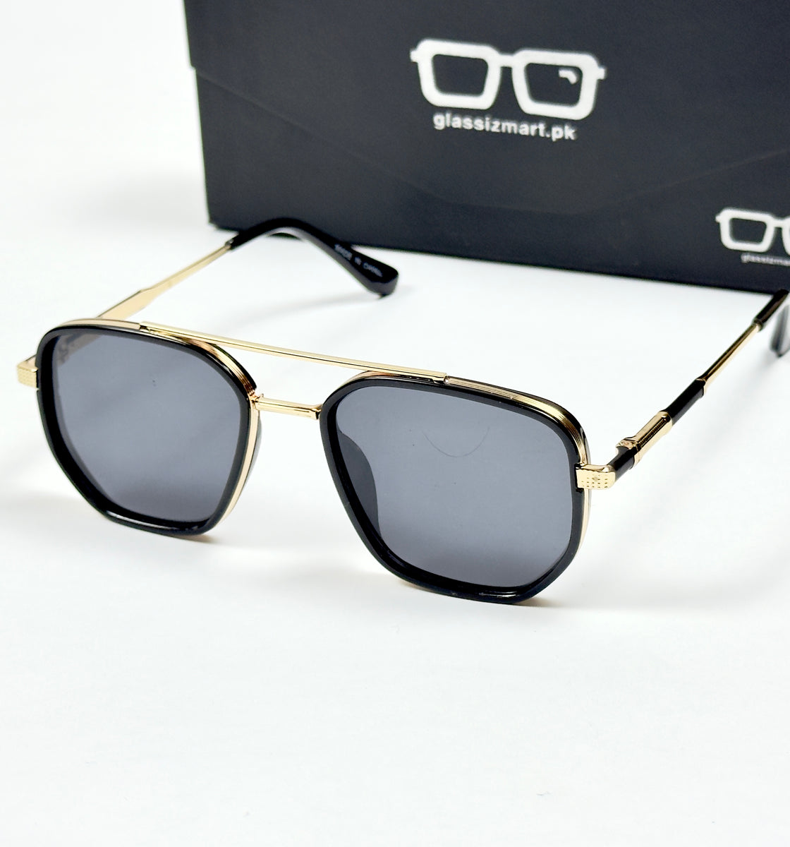 Dior – 256 – 55 –  Golden Black – Metal – Sunglasses – Unisex
