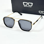 Dior – 256 – 55 –  Golden Black – Metal – Sunglasses – Unisex