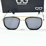Dior – 256 – 55 –  Golden Black – Metal – Sunglasses – Unisex