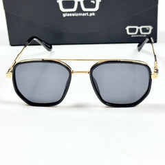 Dior – 256 – 55 –  Golden Black – Metal – Sunglasses – Unisex