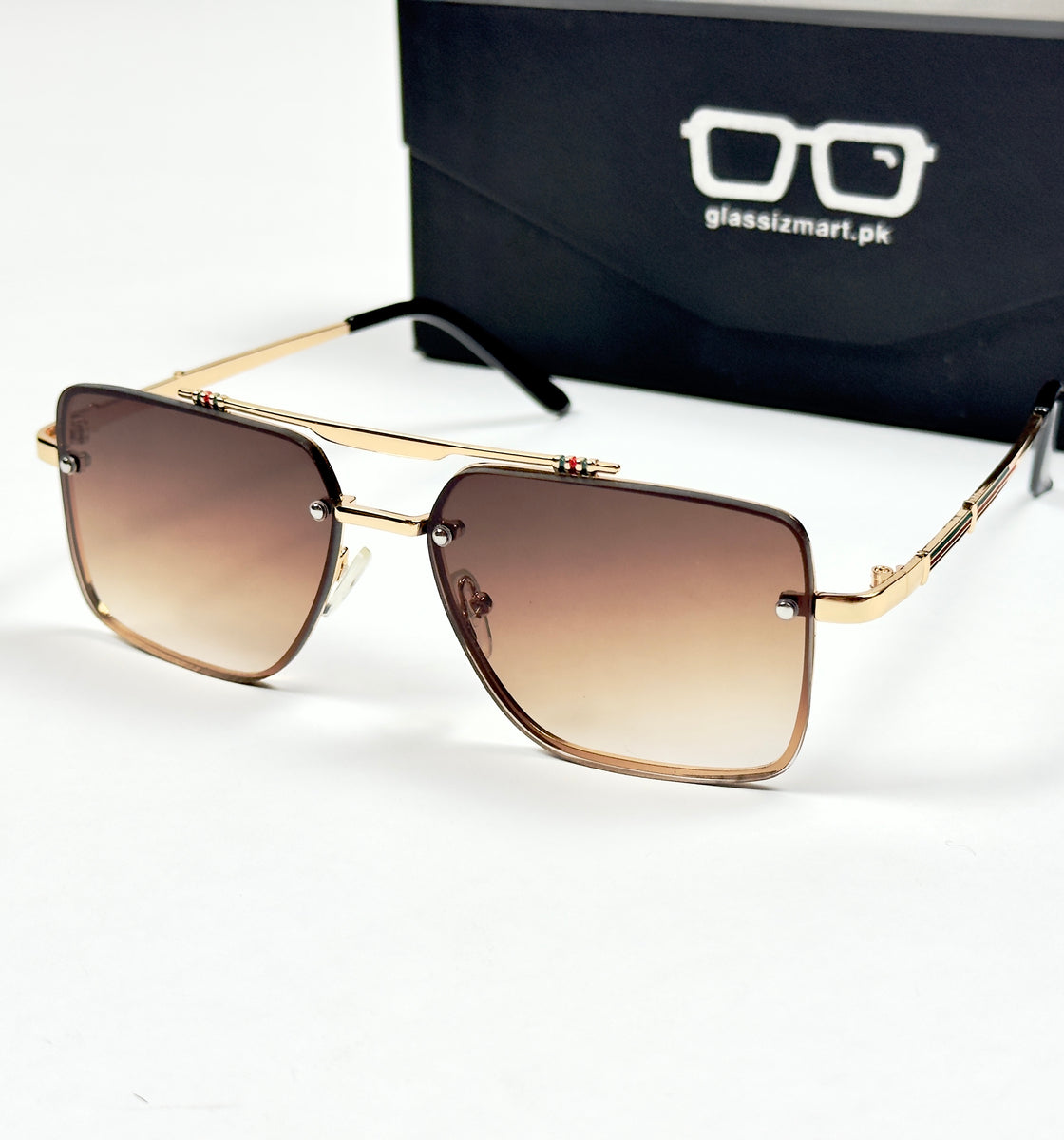 Gucci – 5017 – 50 –  Golden Brown Gradient – Metal – Sunglasses – Unisex