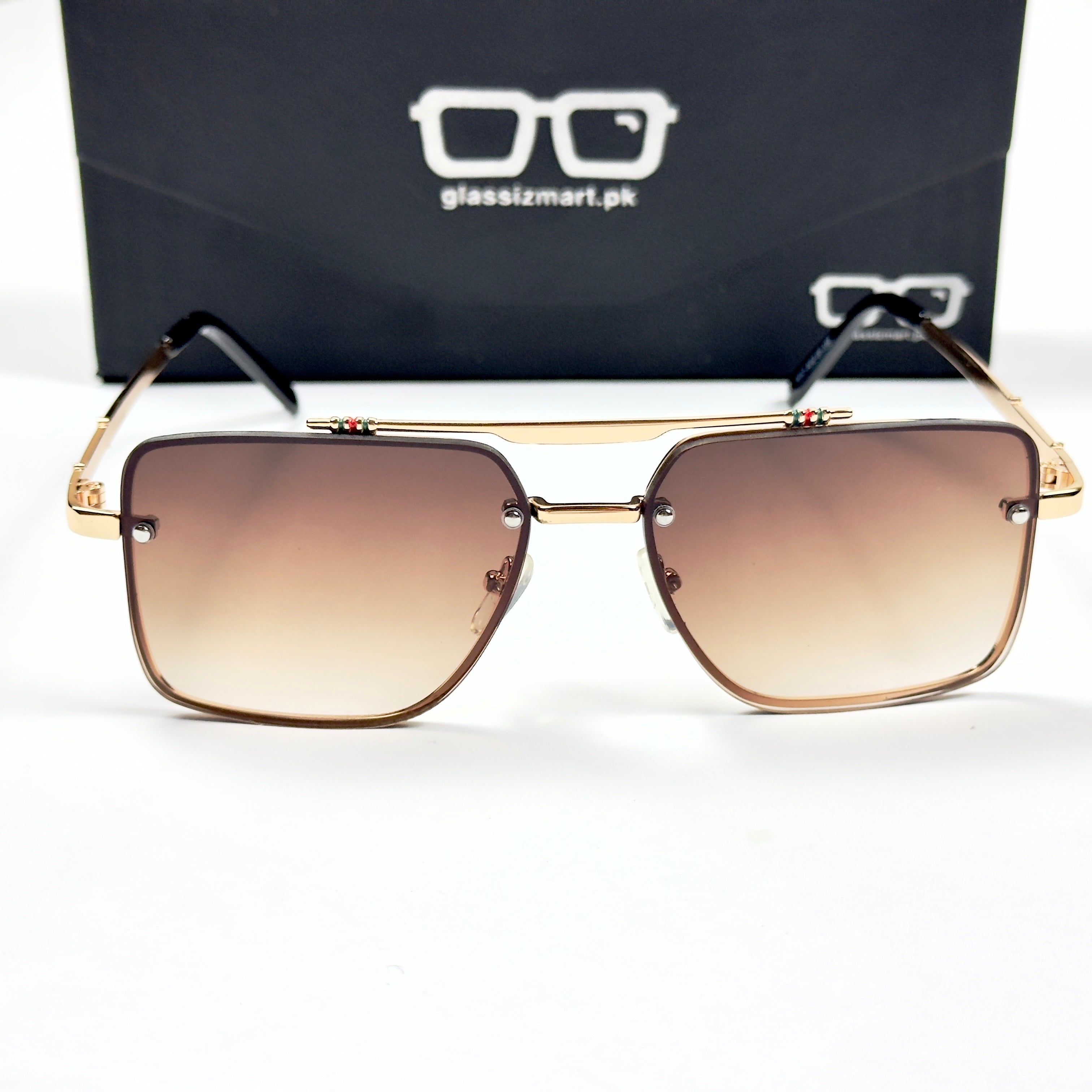 Gucci – 5017 – 50 –  Golden Brown Gradient – Metal – Sunglasses – Unisex