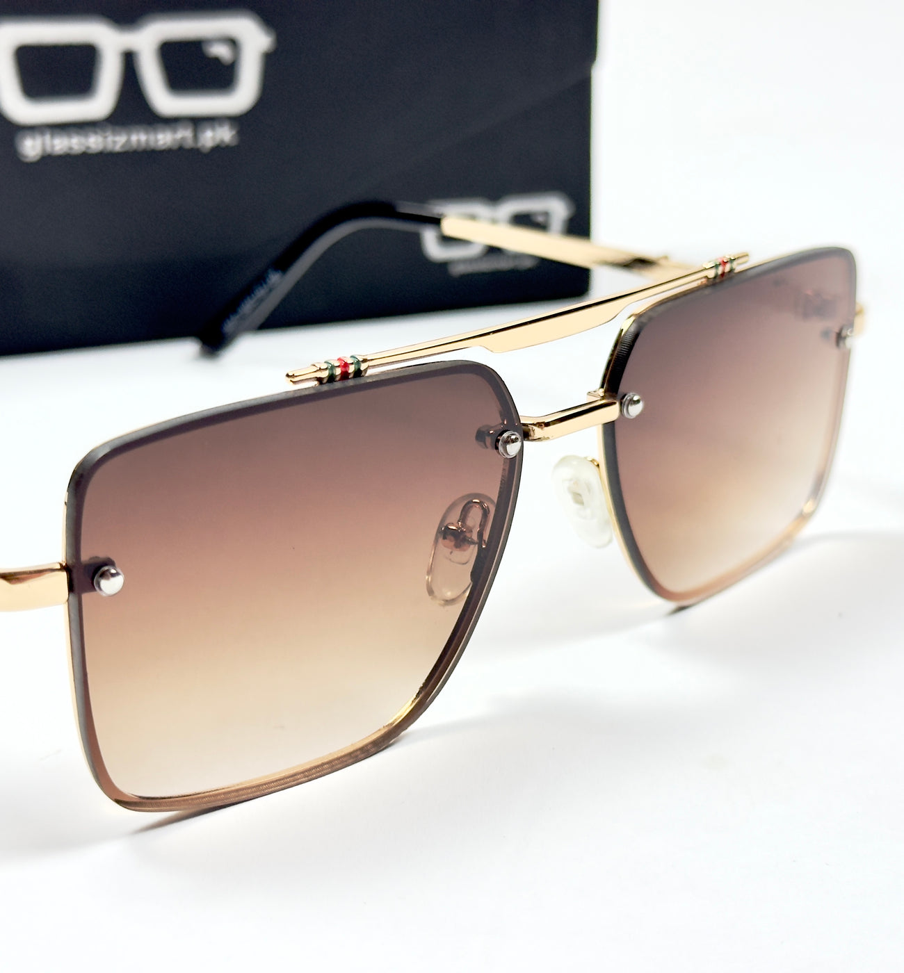 Gucci – 5017 – 50 –  Golden Brown Gradient – Metal – Sunglasses – Unisex