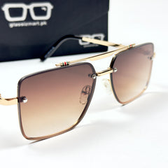 Gucci – 5017 – 50 –  Golden Brown Gradient – Metal – Sunglasses – Unisex