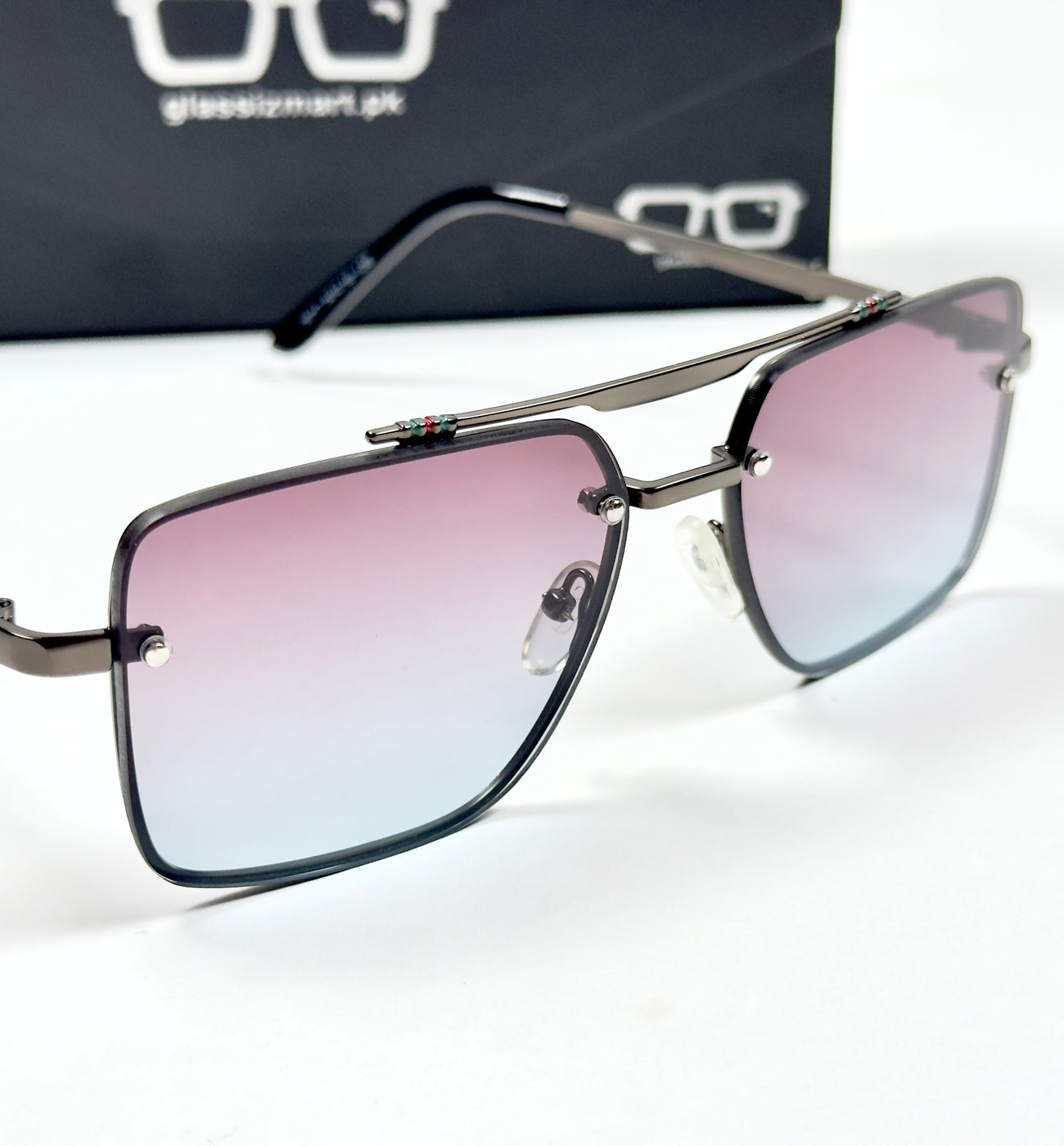 Gucci – 5017 – 50 – Grey Multi – Metal – Sunglasses – Unisex