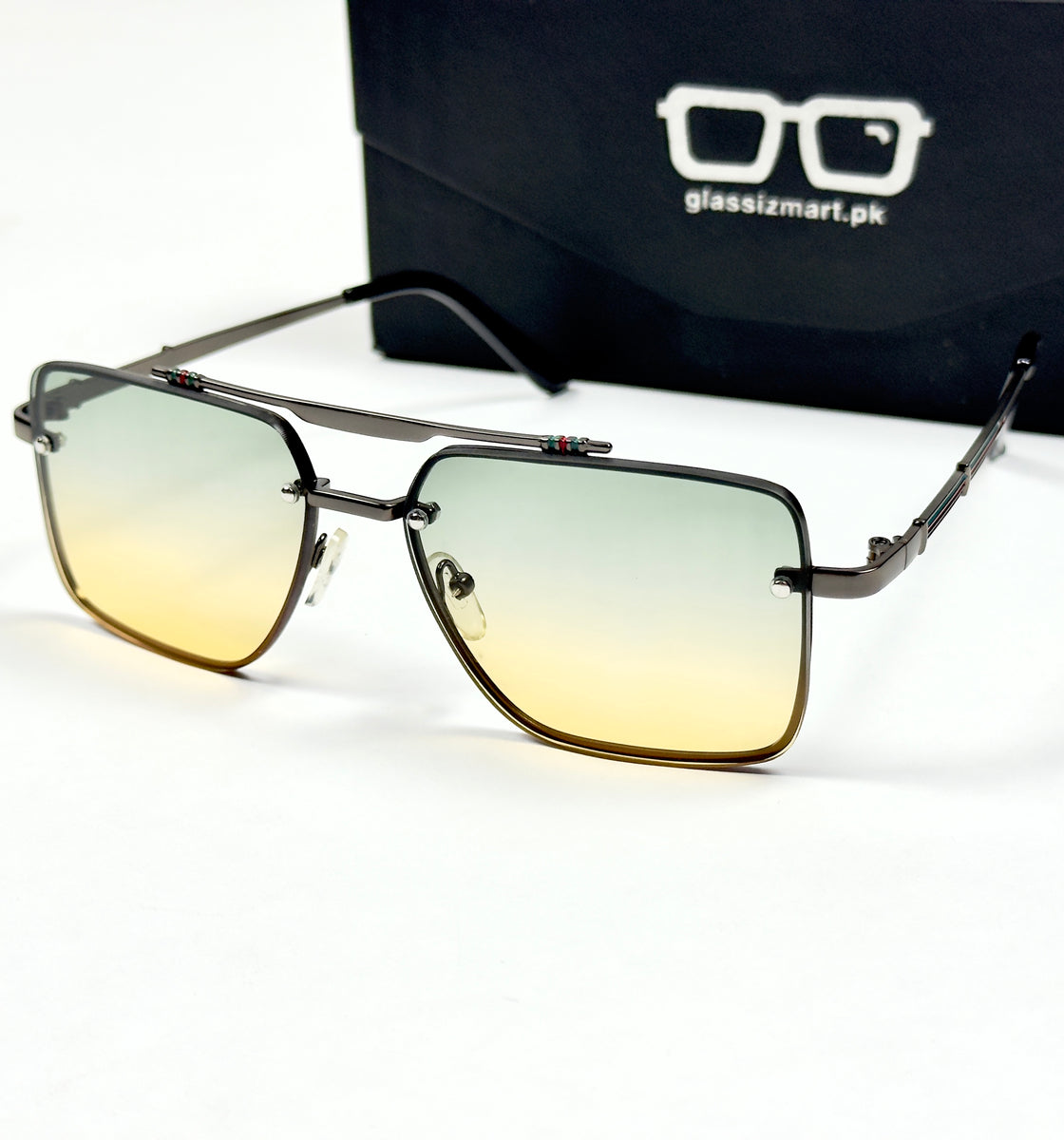 Gucci – 5017 – 50 – Grey 2 Tone – Metal – Sunglasses – Unisex