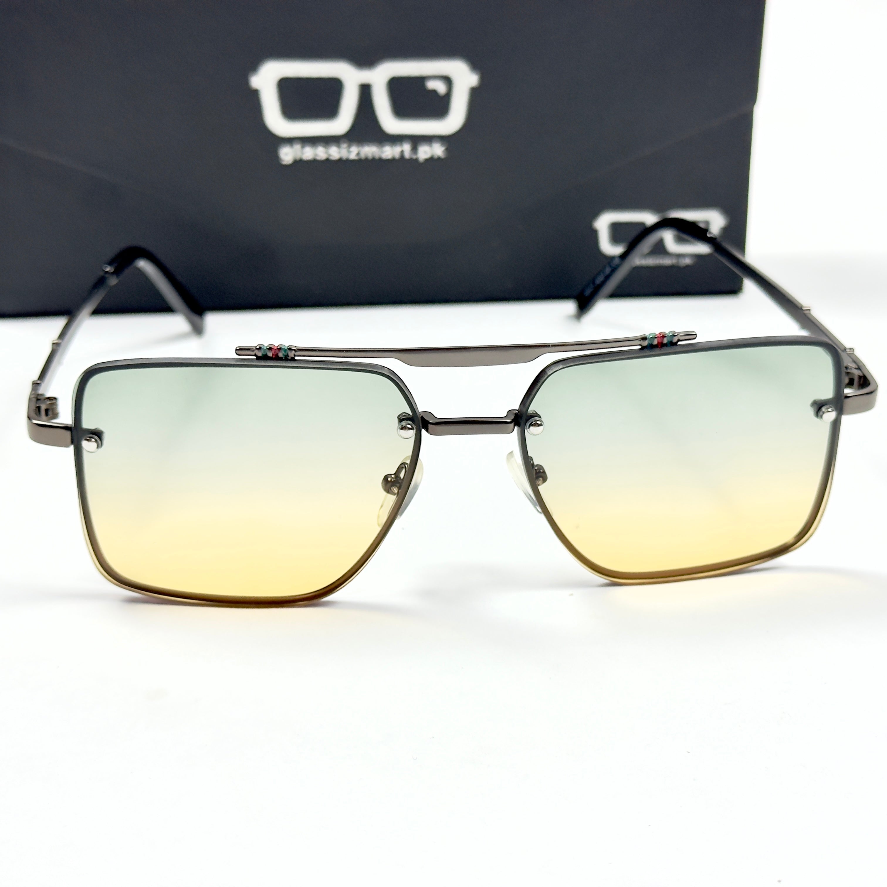 Gucci – 5017 – 50 – Grey 2 Tone – Metal – Sunglasses – Unisex