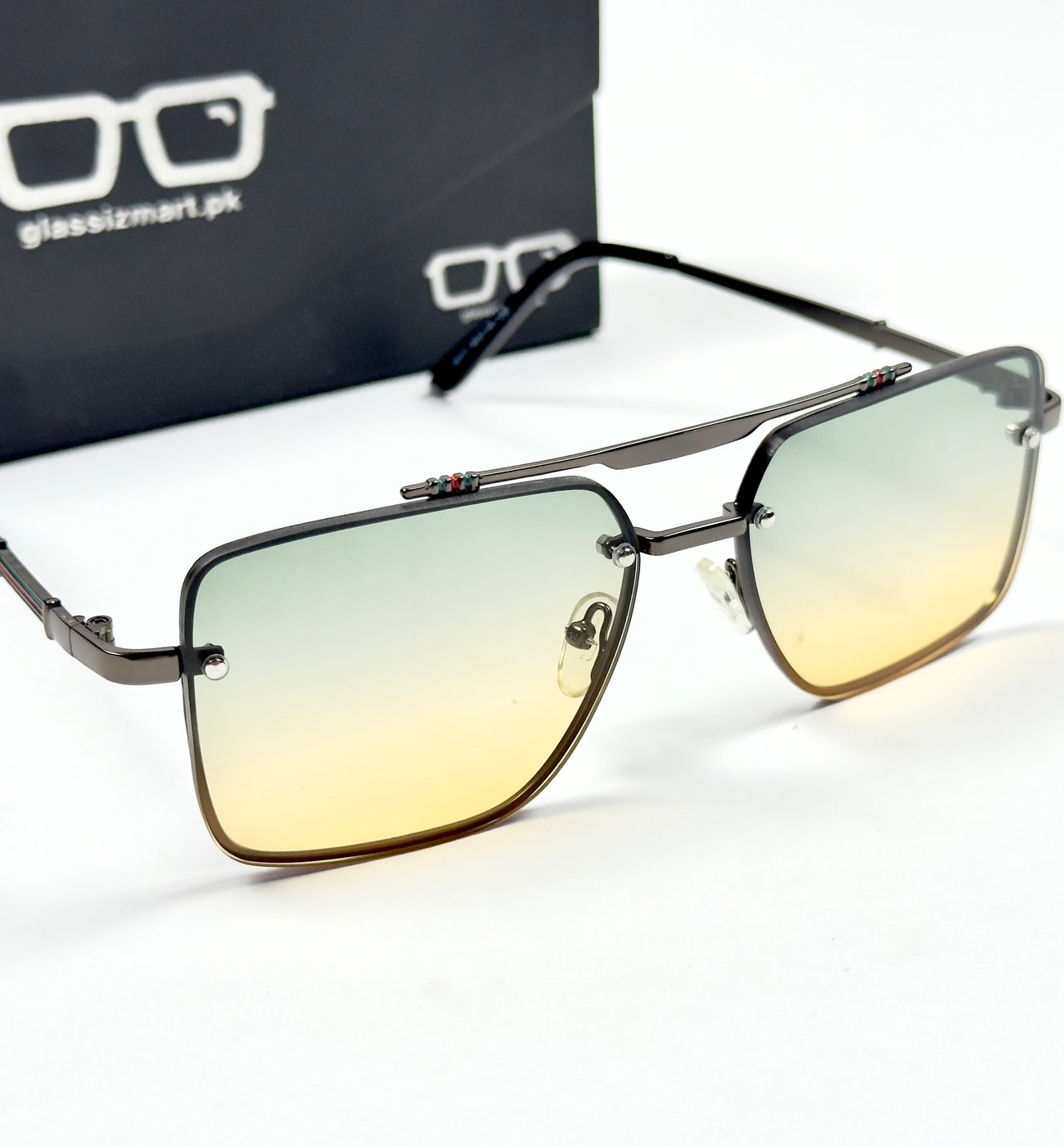 Gucci – 5017 – 50 – Grey 2 Tone – Metal – Sunglasses – Unisex