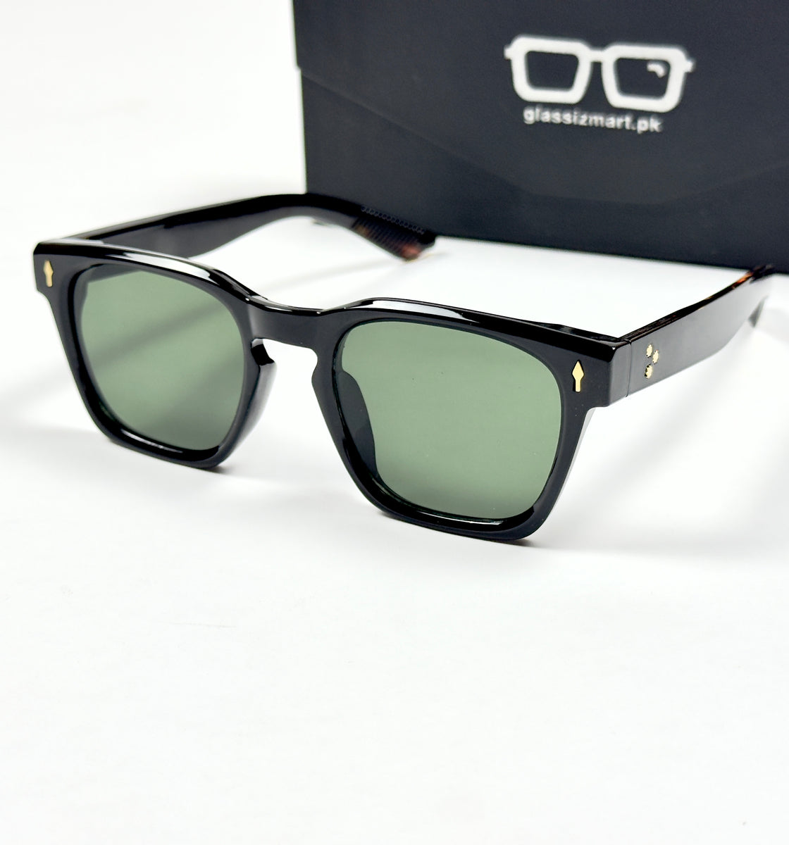 Moscot – 65020 – 52 - Black Green – Acetate  – Sunglasses - Unisex