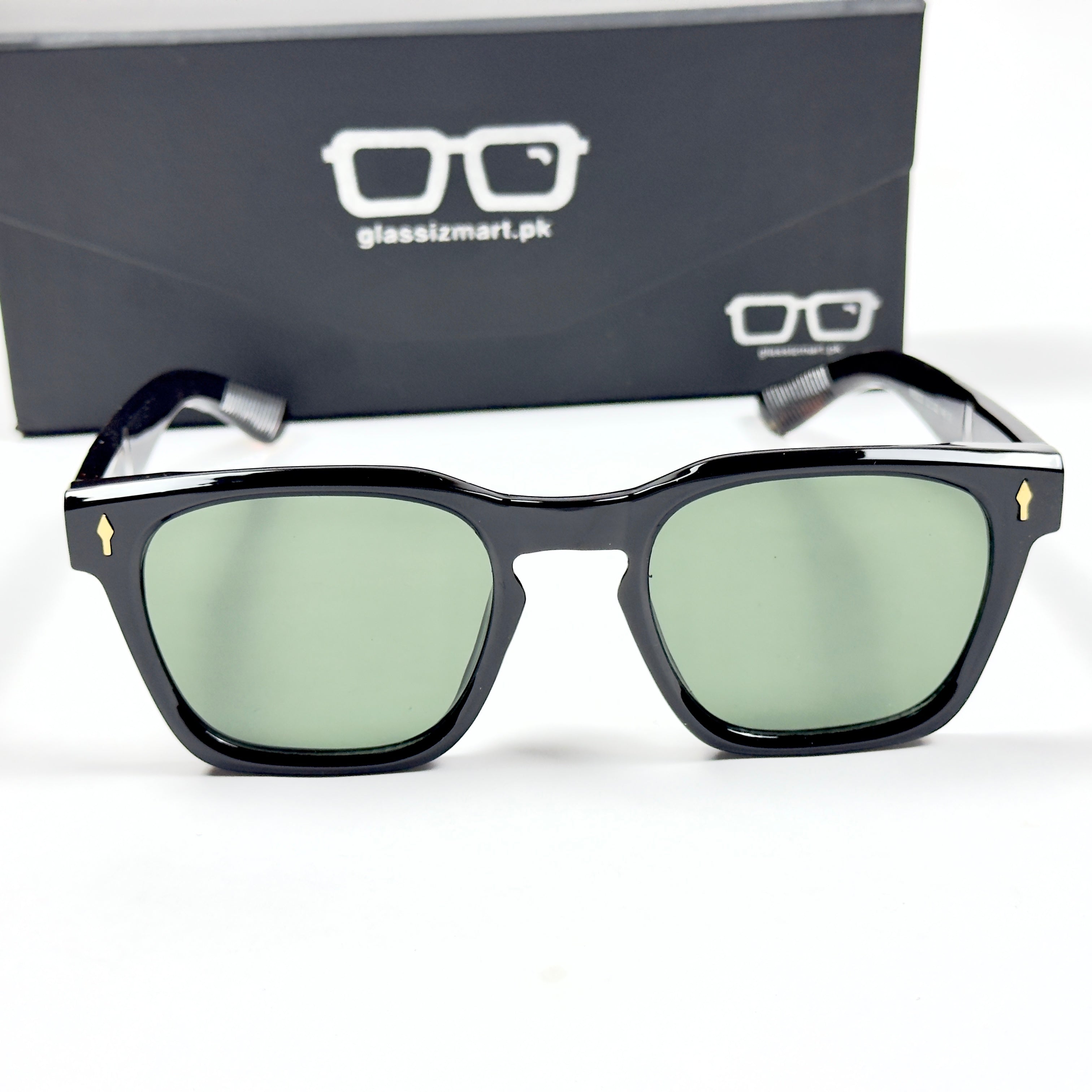 Moscot – 65020 – 52 - Black Green – Acetate  – Sunglasses - Unisex