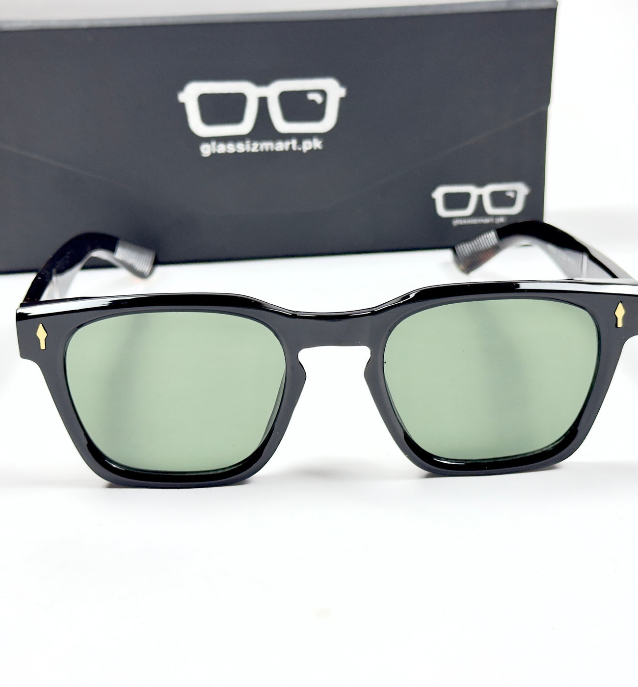 Moscot – 65020 – 52 - Black Green – Acetate  – Sunglasses - Unisex