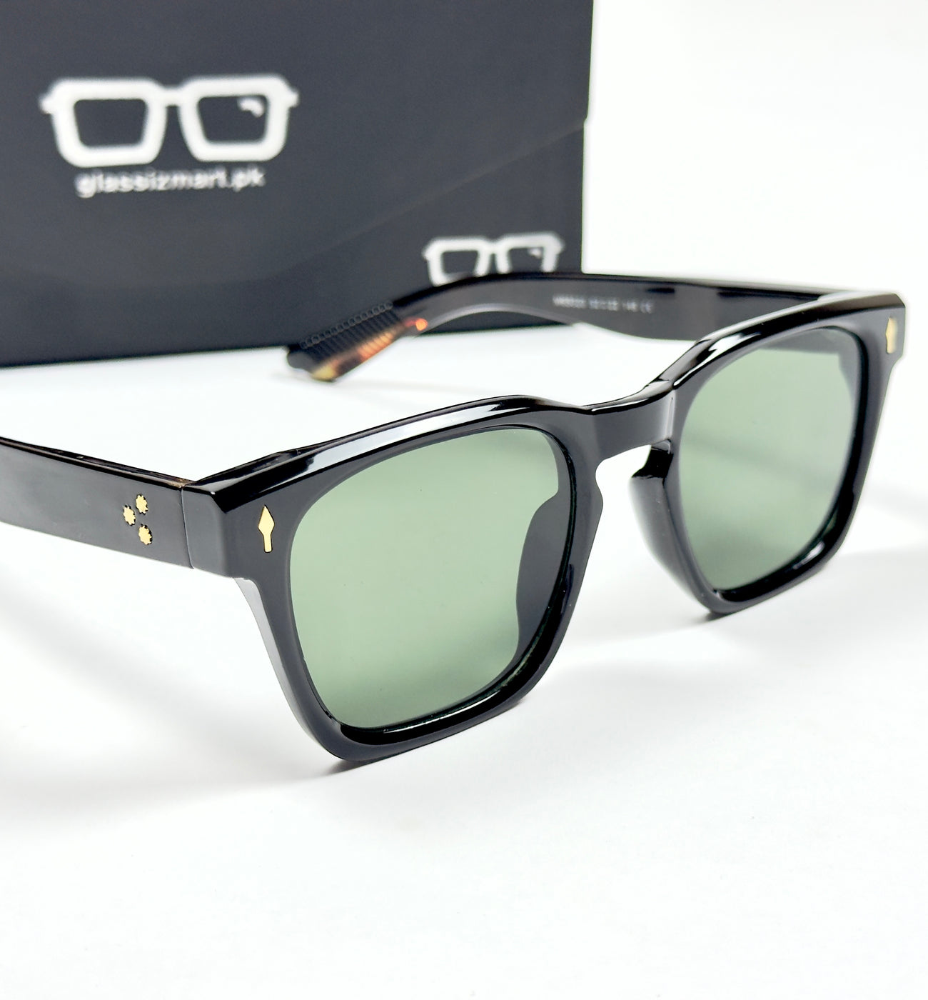 Moscot – 65020 – 52 - Black Green – Acetate  – Sunglasses - Unisex