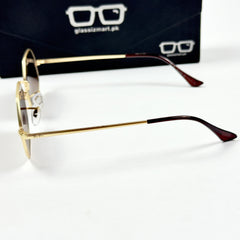 Rayban – 1972 – 55 – Golden Brown Gradient – Metal – Sunglasses – Women