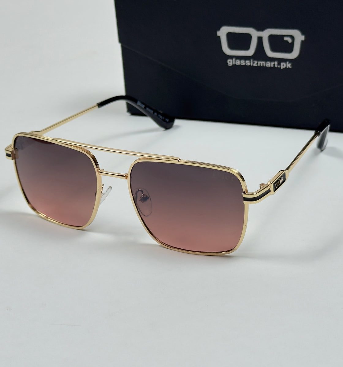 Dior – 335 – 55 – Golden Pink – Metal – Sunglasses – Unisex