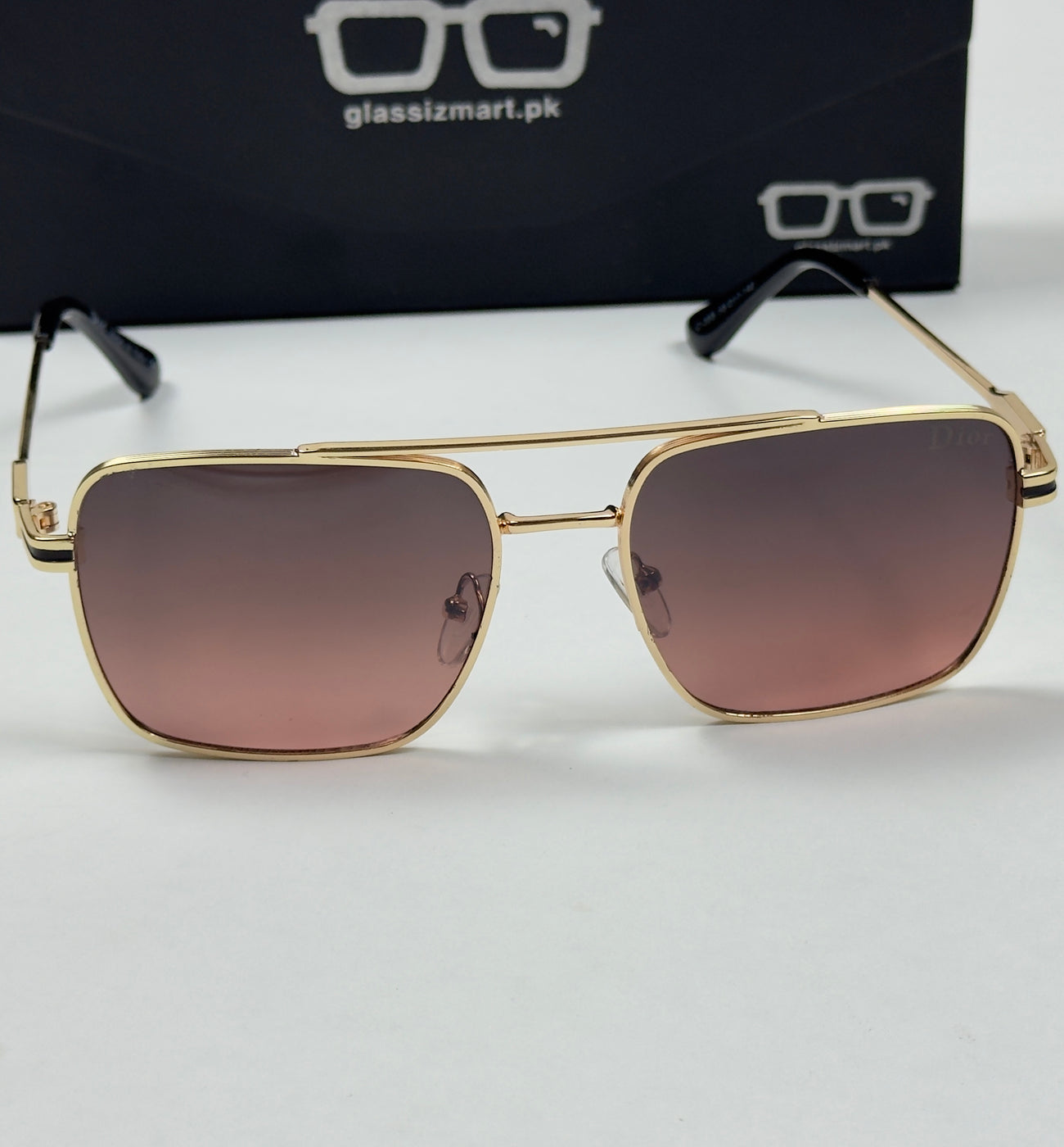 Dior – 335 – 55 – Golden Pink – Metal – Sunglasses – Unisex