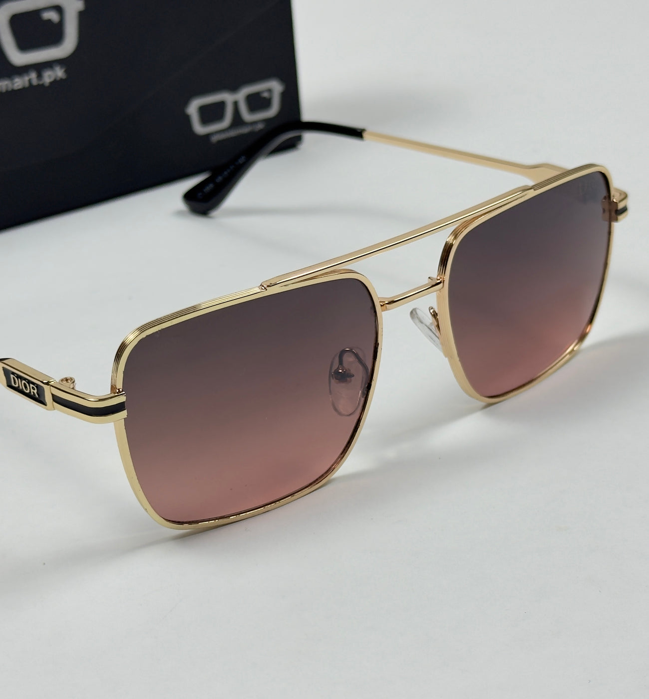 Dior – 335 – 55 – Golden Pink – Metal – Sunglasses – Unisex