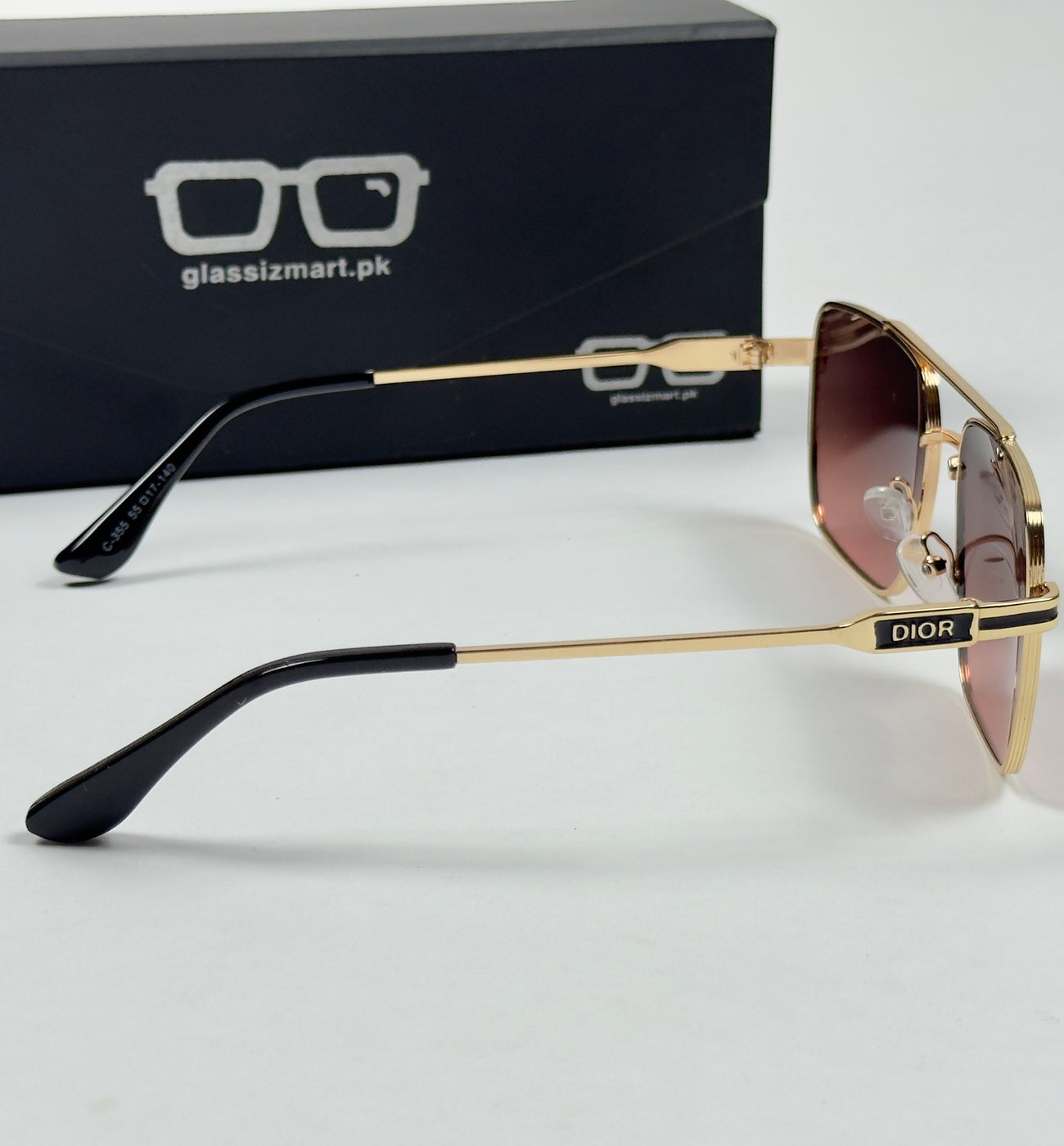 Dior – 335 – 55 – Golden Pink – Metal – Sunglasses – Unisex