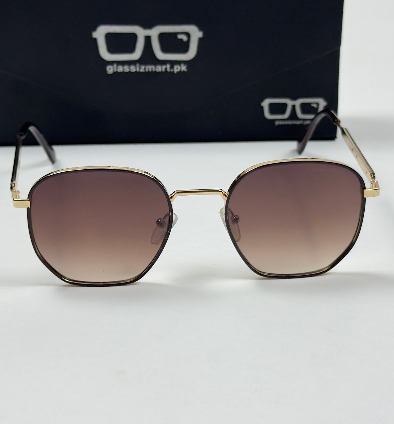 Louis Vuitton – 11731 – 55 – Golden Brown – Metal – Sunglasses – Unisex
