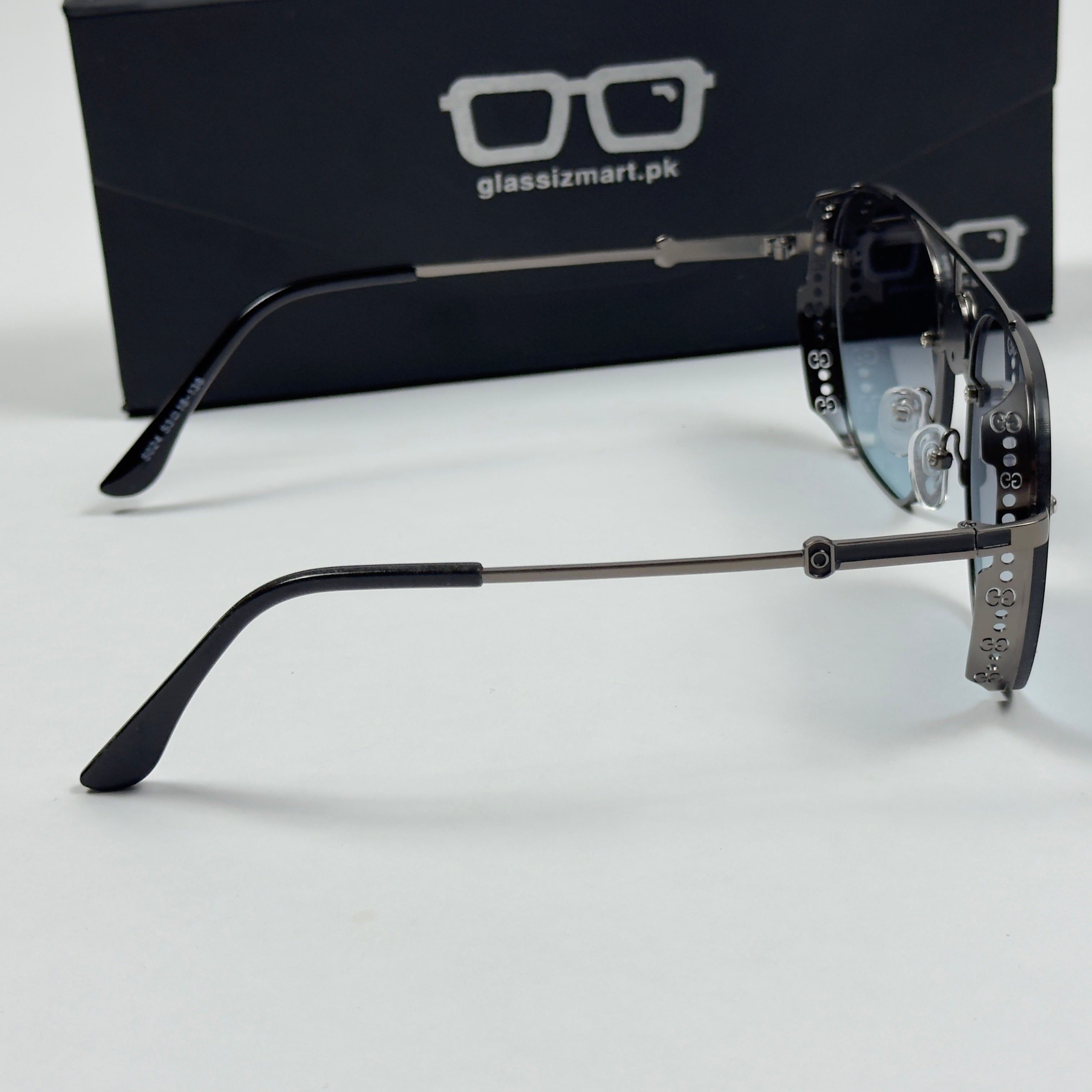 Gucci – 5024 – 53 – Grey Blue – Metal – Sunglasses – Unisex