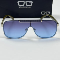 Burberry – 5007 - 51 – Silver Blue - Metal - Sunglasses – Unisex