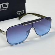 Burberry – 5007 - 51 – Silver Blue - Metal - Sunglasses – Unisex