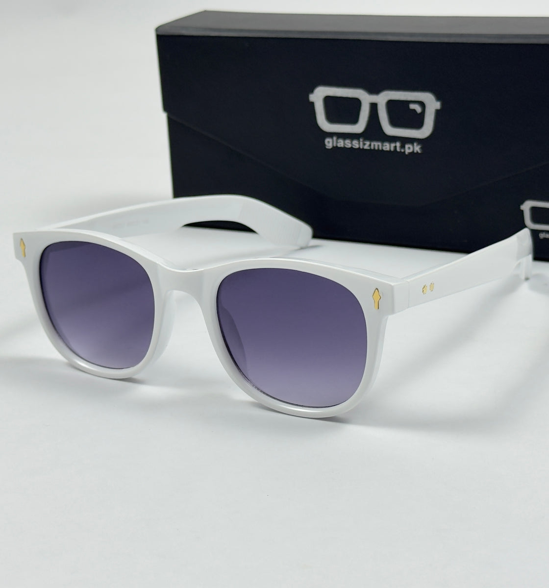 Moscot – 86337 – 50 - White Black Gradient – Acetate  – Sunglasses - Unisex
