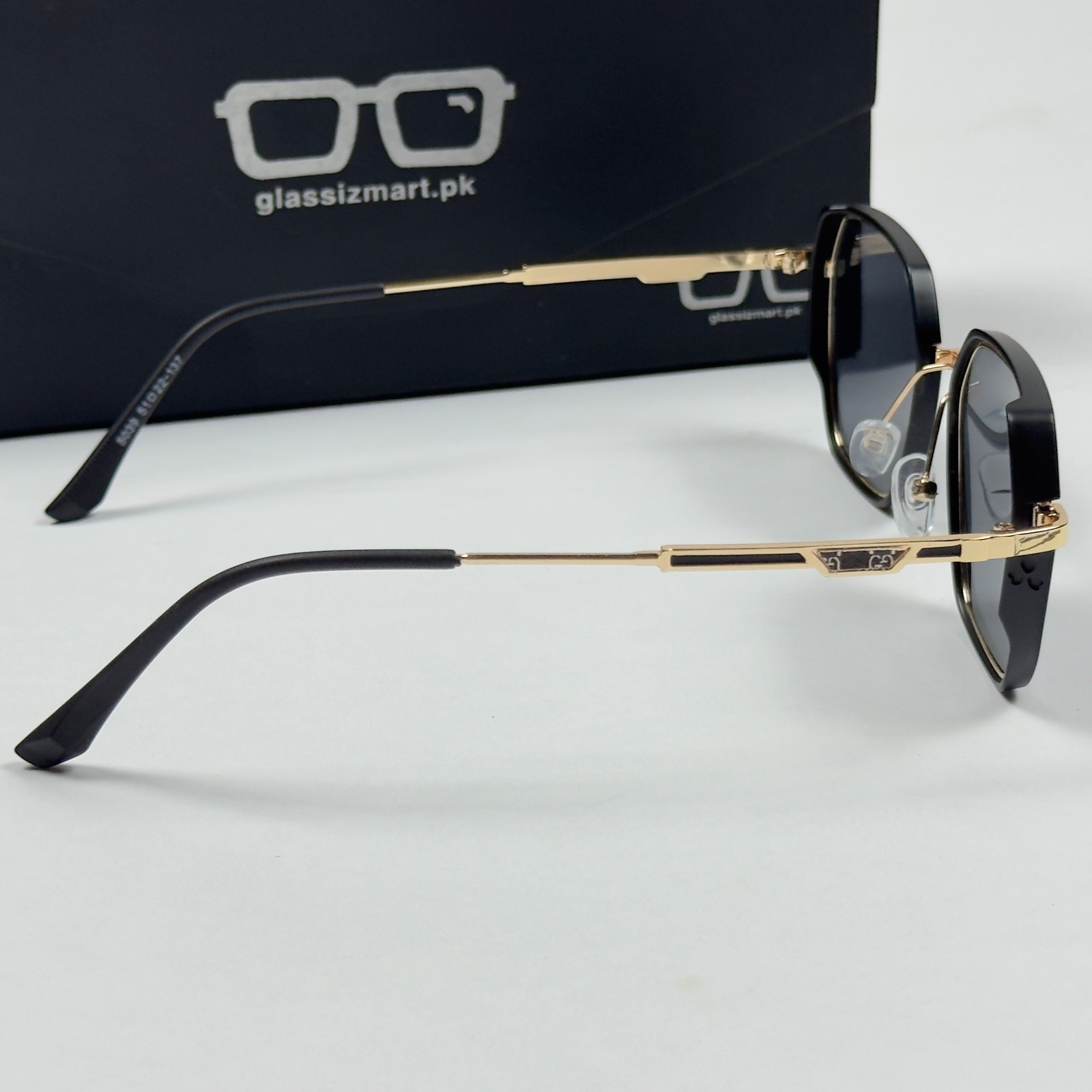 Dior – 5039 – 51 – Golden Black – Metal – Sunglasses – Unisex