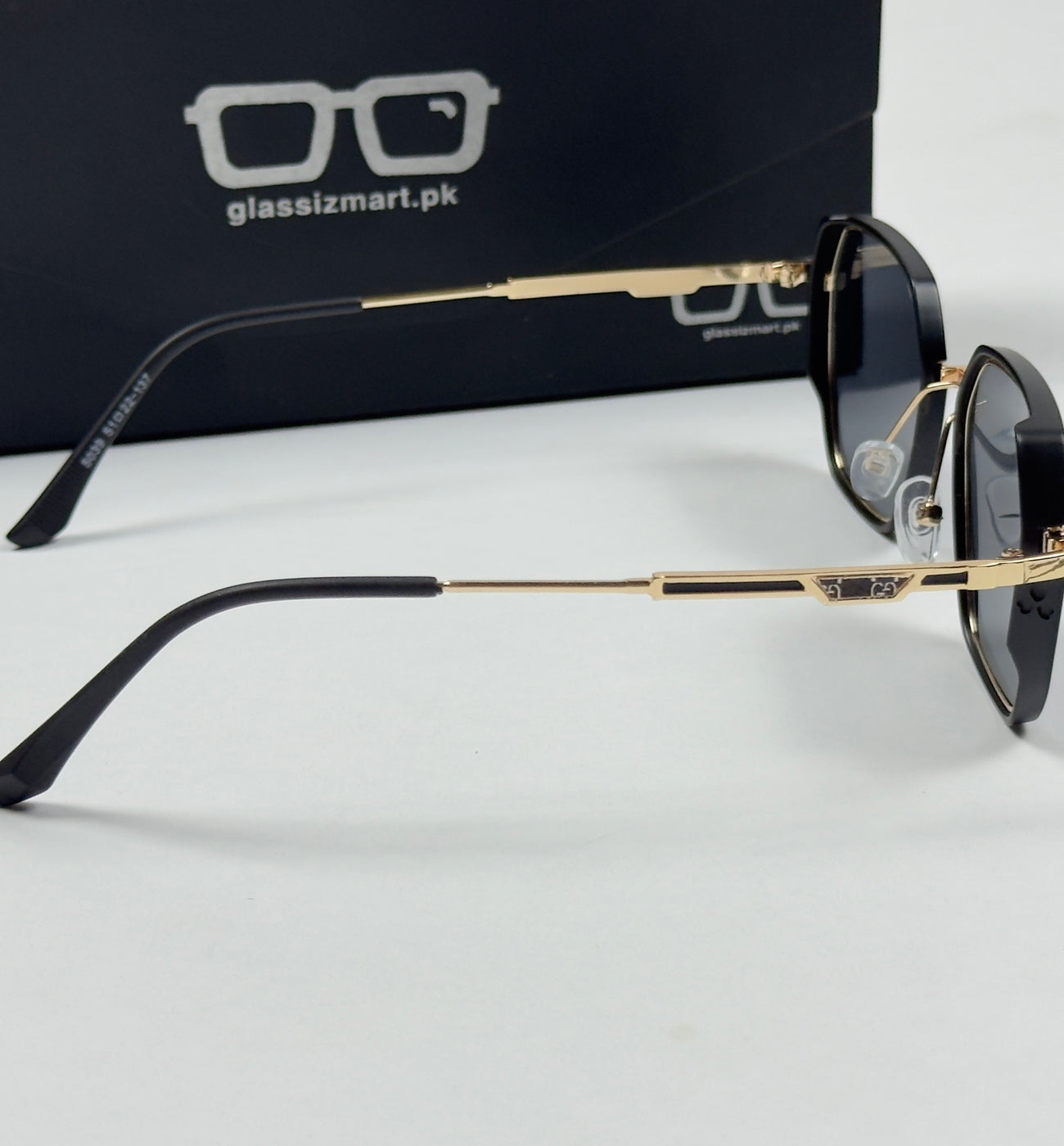 Dior – 5039 – 51 – Golden Black – Metal – Sunglasses – Unisex