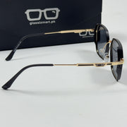 Dior – 5039 – 51 – Golden Black – Metal – Sunglasses – Unisex