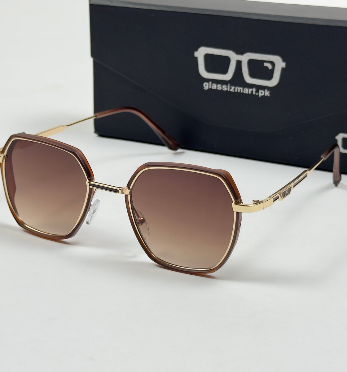 Dior – 5039 – 51 – Golden Brown – Metal – Sunglasses – Unisex